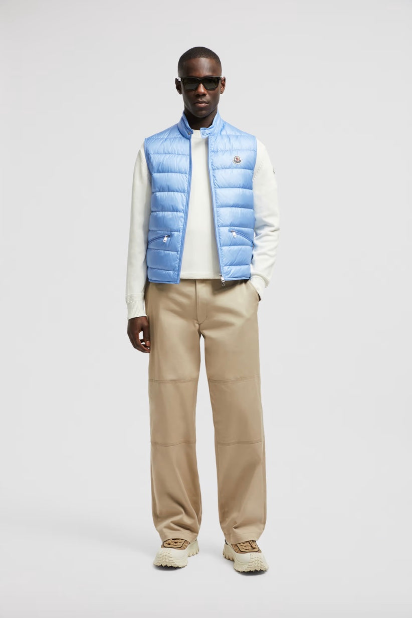 Gui Packable Down Vest Light Blue