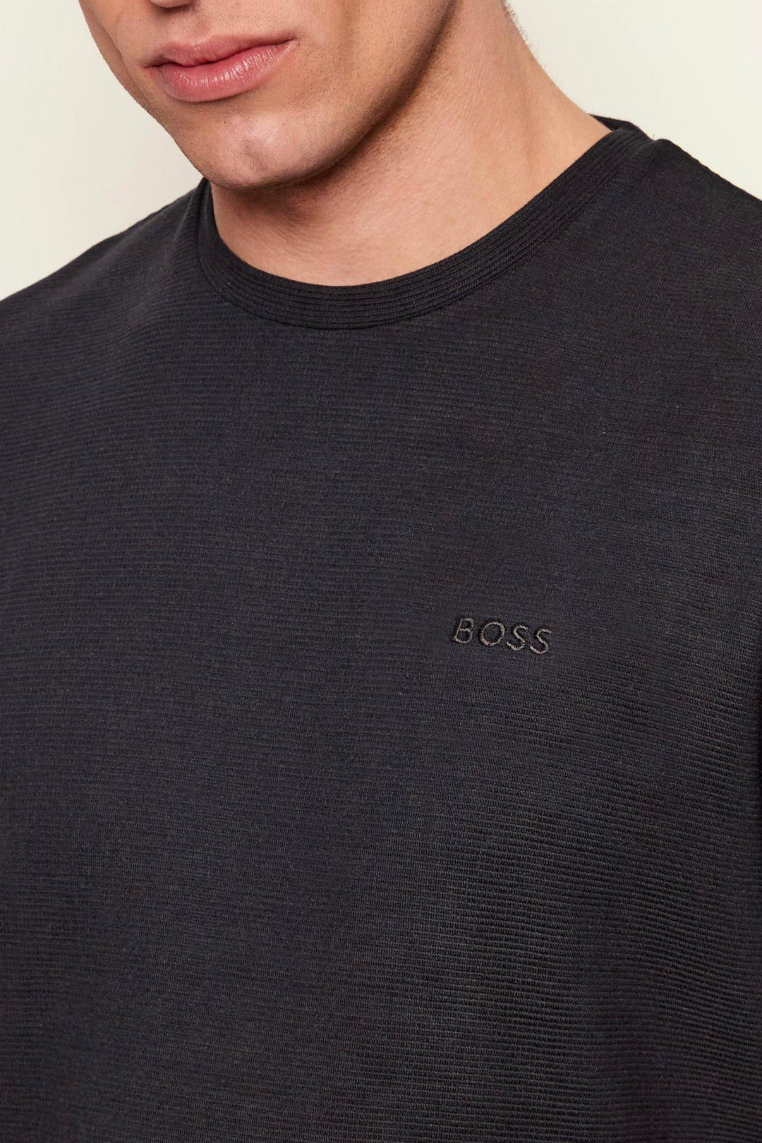 Rib T-Shirt Black