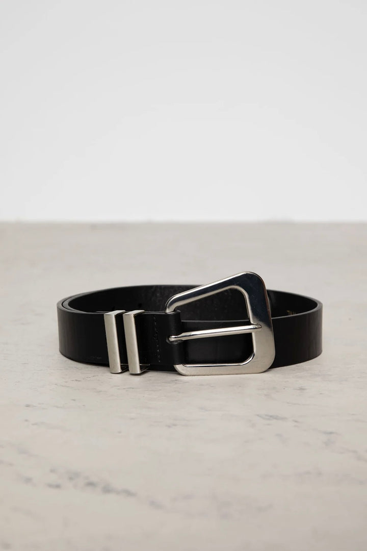 Bennett Belt Black Silver