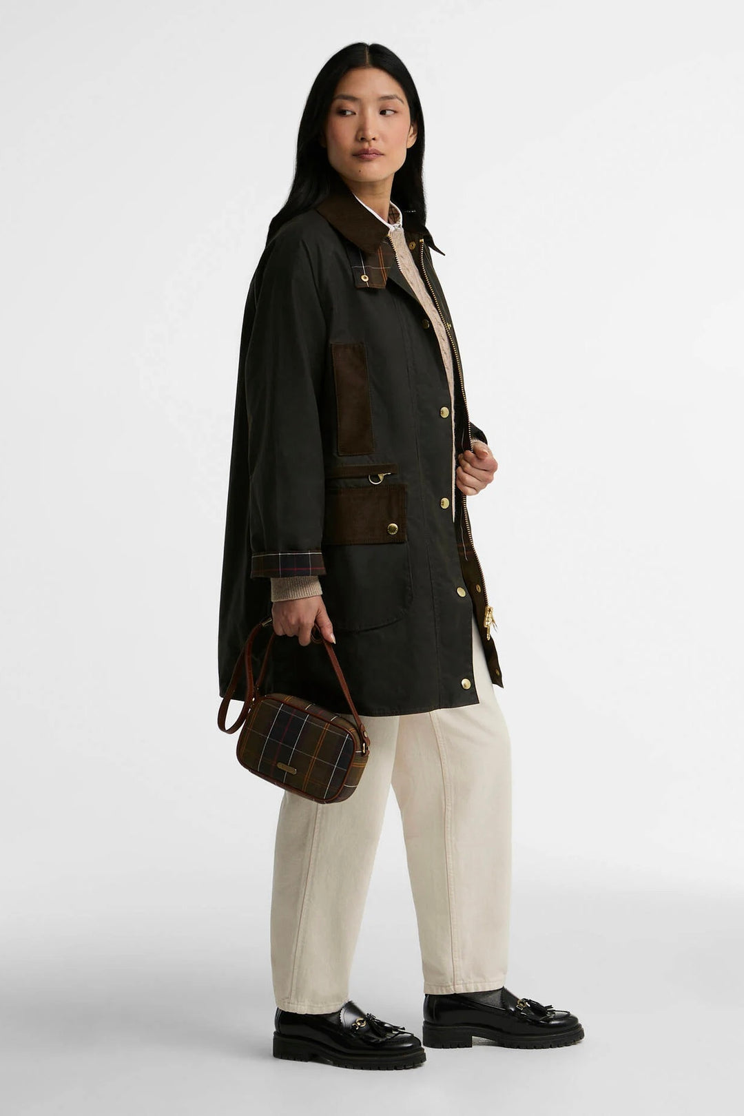 Icon Modern Beauf Wax Jacket Olive