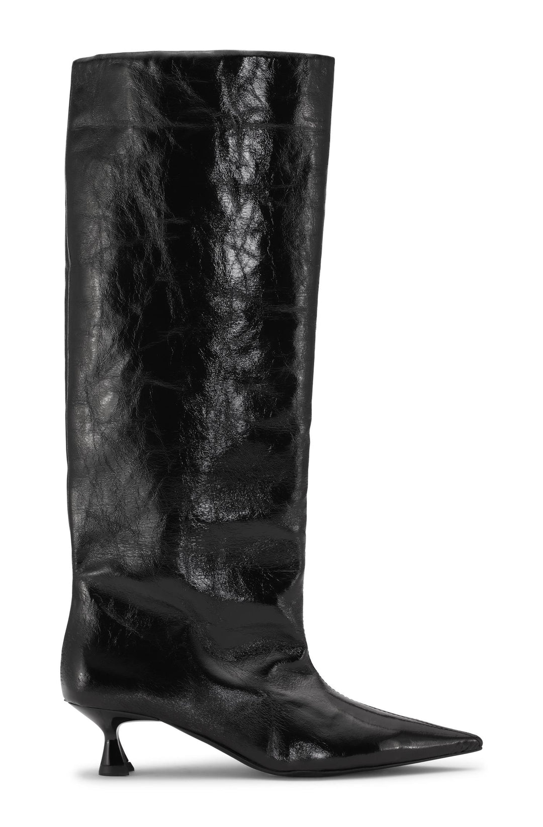 GANNI - Soft Slouchy High Shaft Boot Naplack - Dale