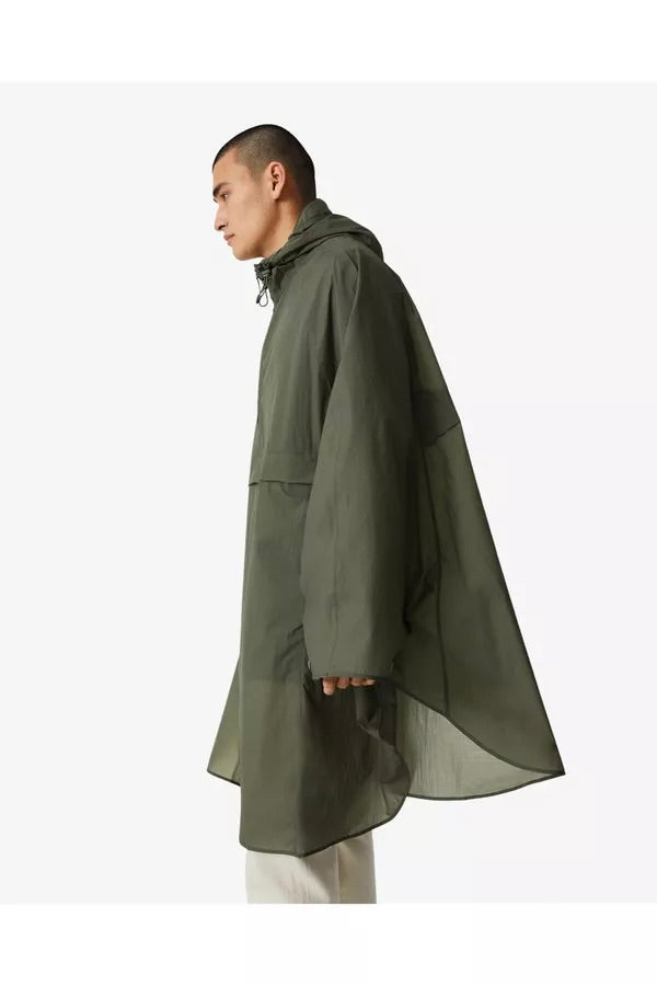 HUNTER Unisex Travel Packable Poncho Lichen Green - Dale