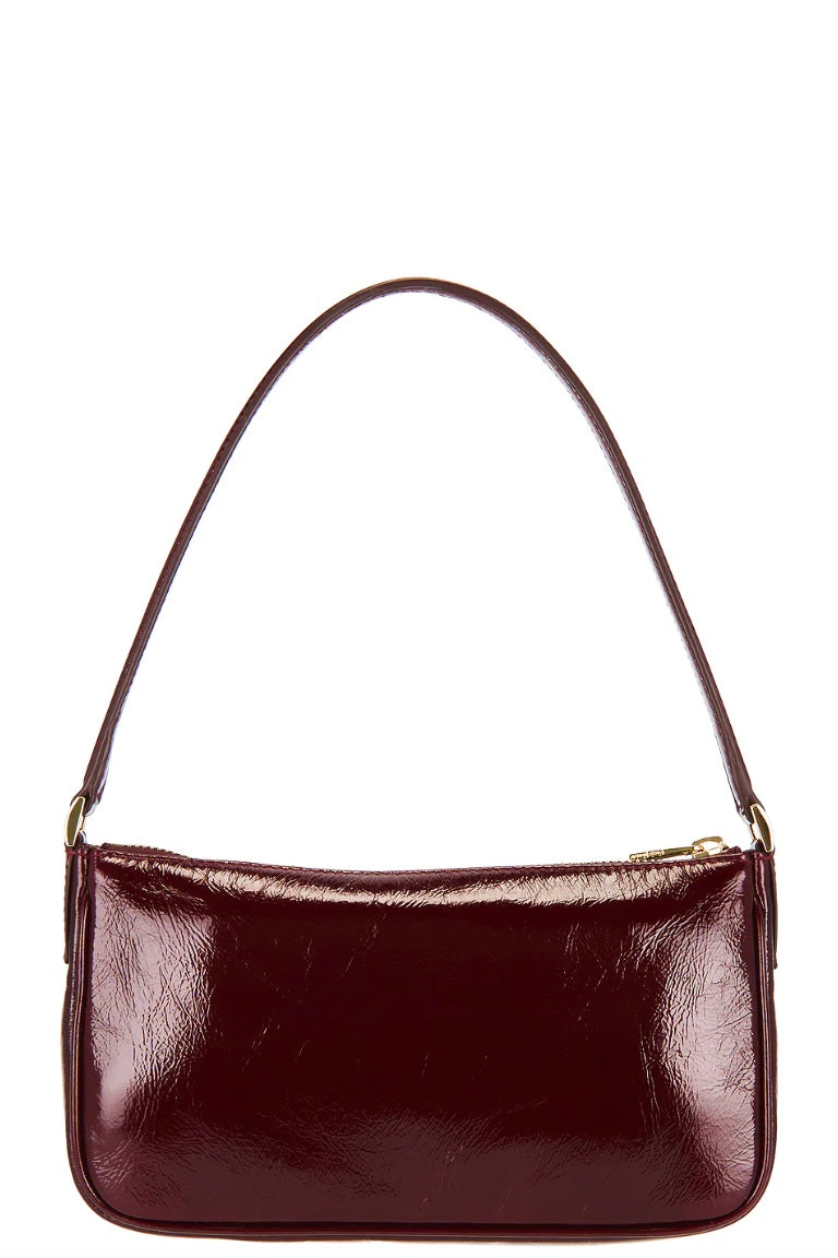 Mini Elly Bag Oxblood Crinkled Patent