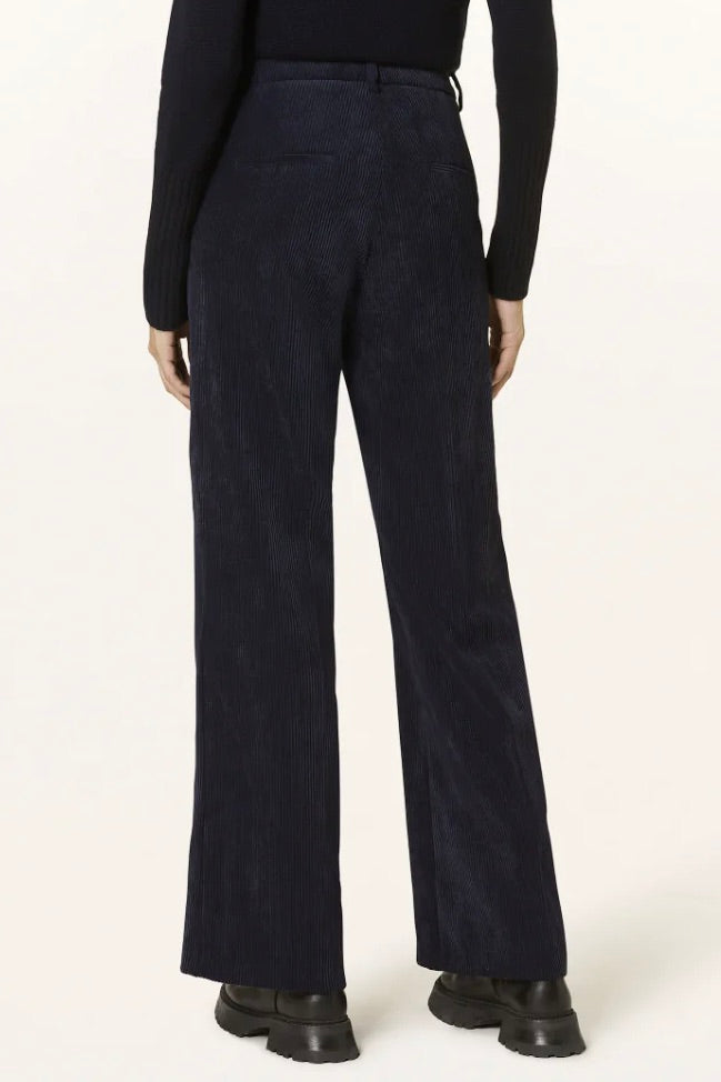 Amelie Corduroy Pants Hematite Blue