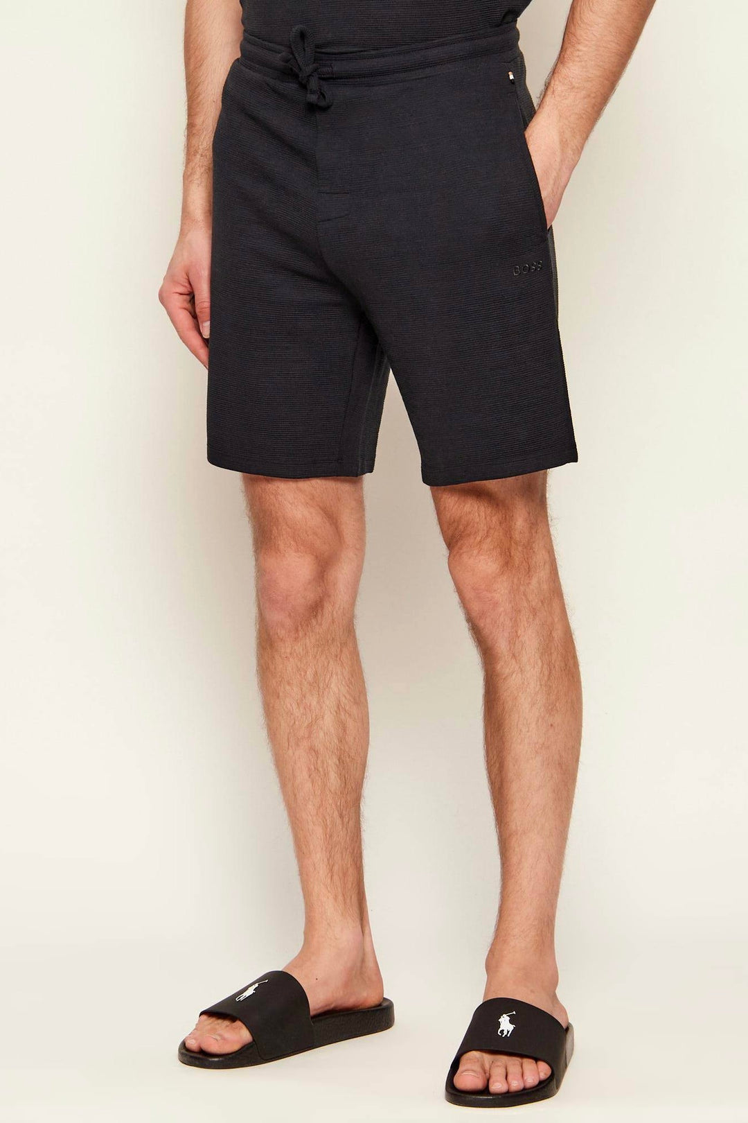 Rib Shorts Black