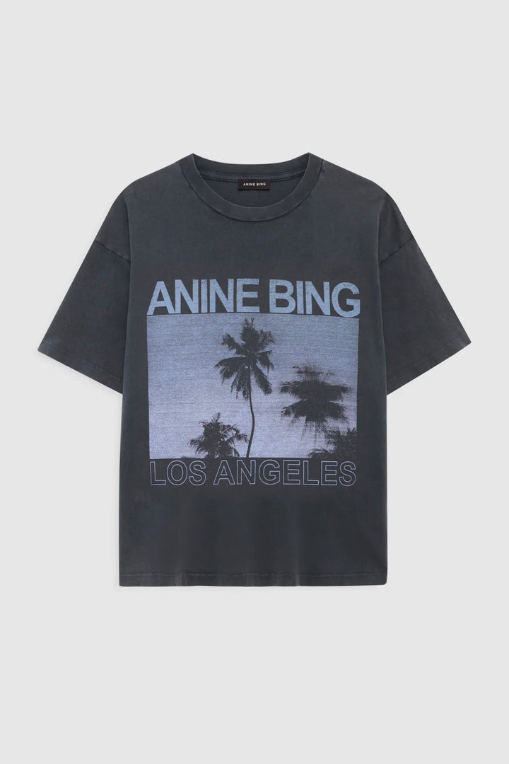 Cade Tee Palms Washed Grey