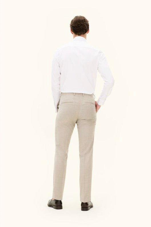 Denz Trousers Nubuck Beige
