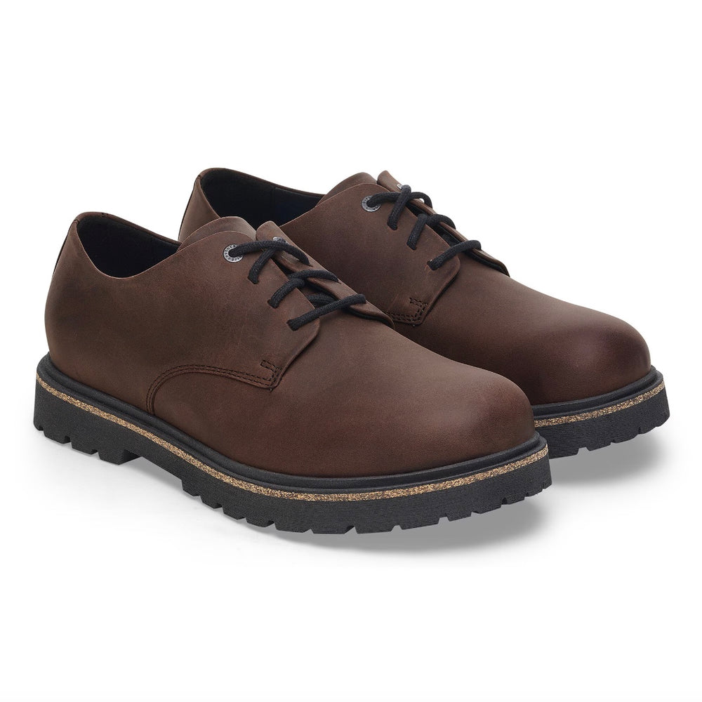 BIRKENSTOCK Highwood Lace Low Natural Leather Habana - Dale