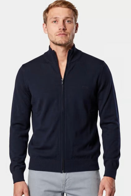 H-Balonso-L Full Zip Dark Blue