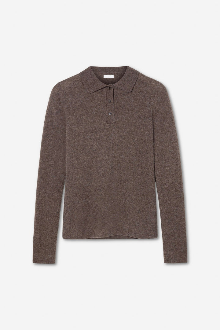 Jolanda Knit Dark Taupe Melange