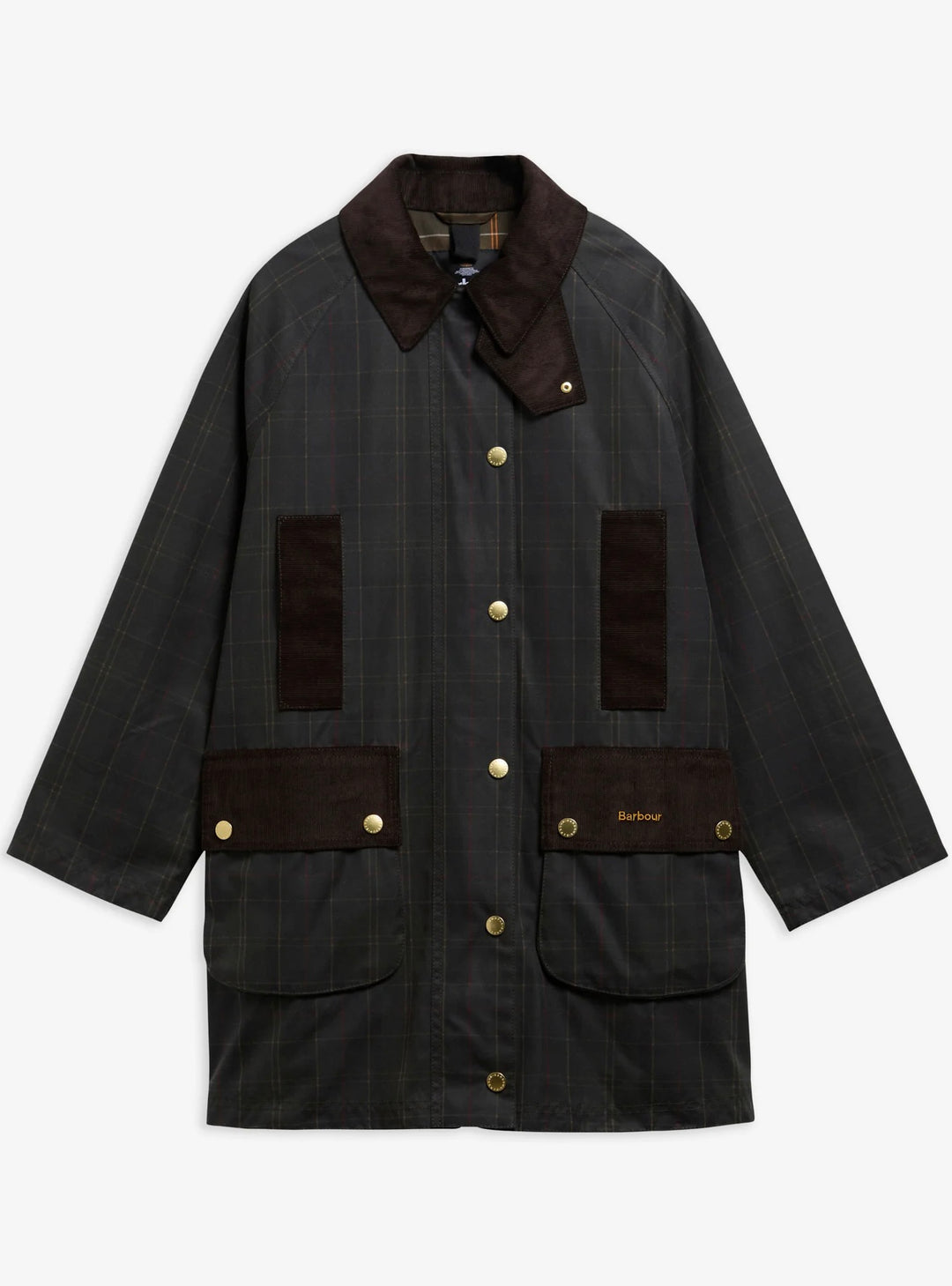 Tartan Reimagined Icons Tartan Modern Beaufort Waxed Jacket Olive
