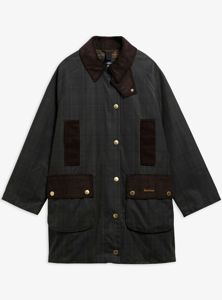Tartan Reimagined Icons Tartan Modern Beaufort Waxed Jacket Olive