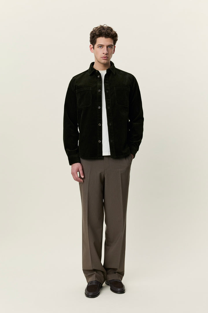 Corduroy Overshirt Rosin Green