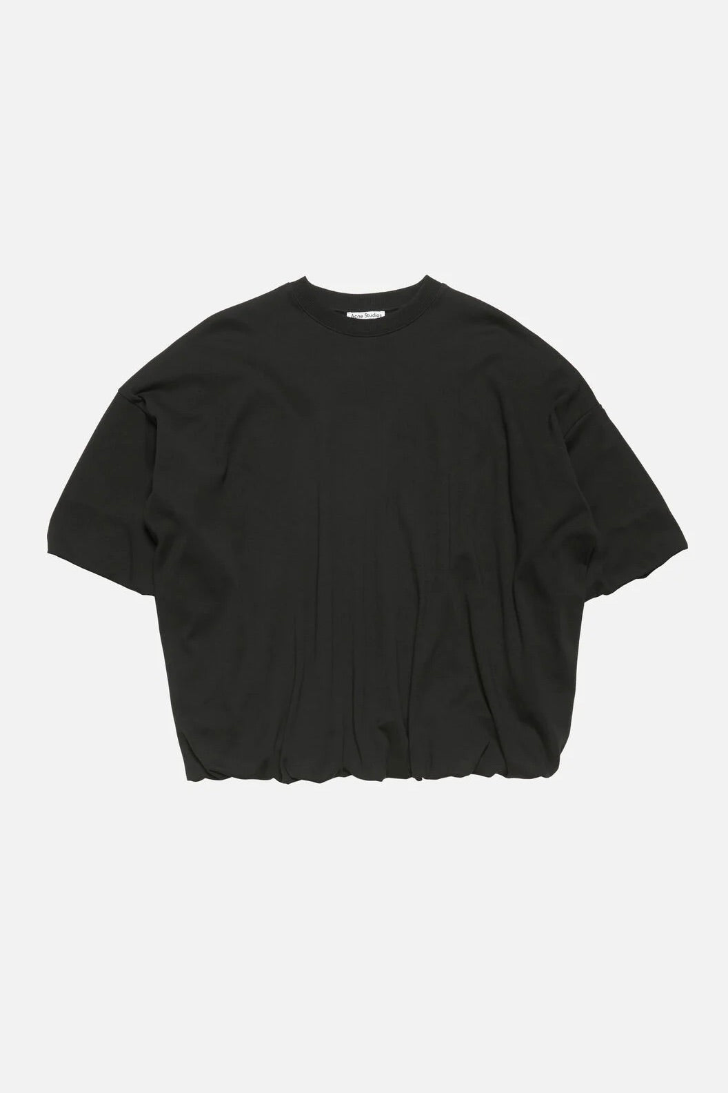 Gathered Logo T-shirt Black