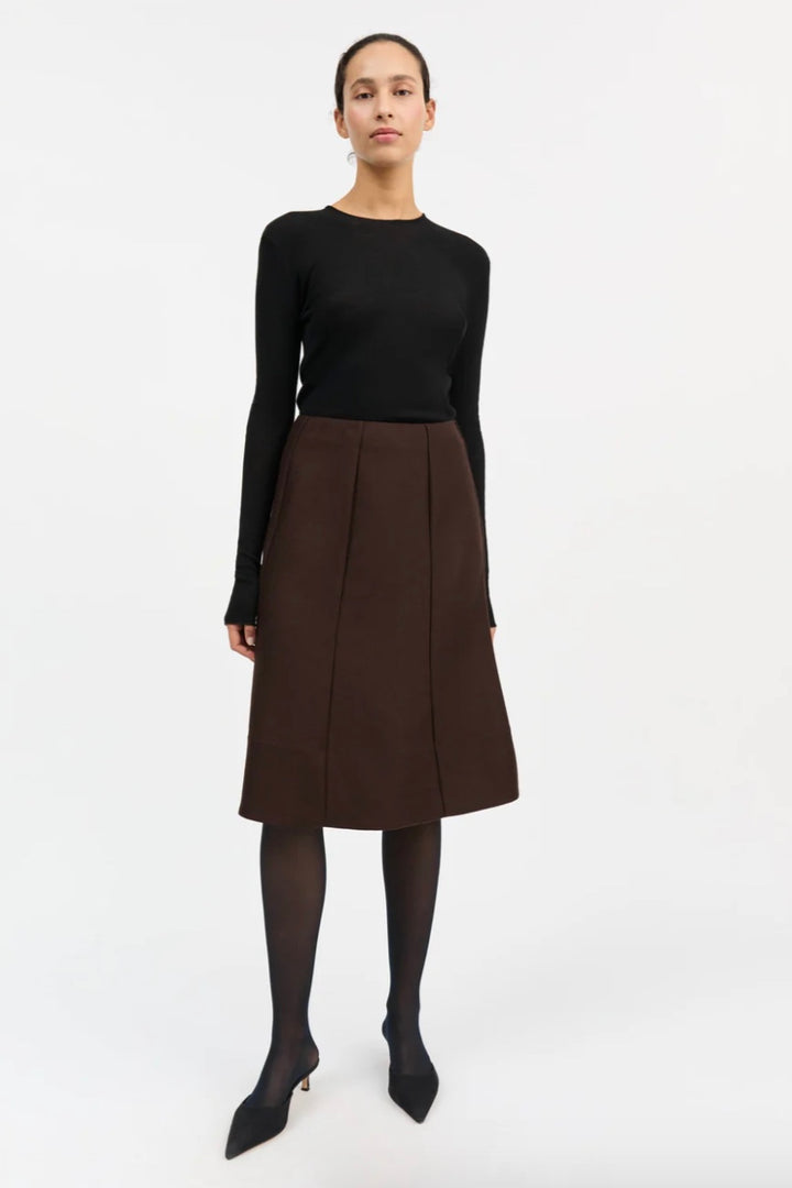 Eva Skirt Dark Brown