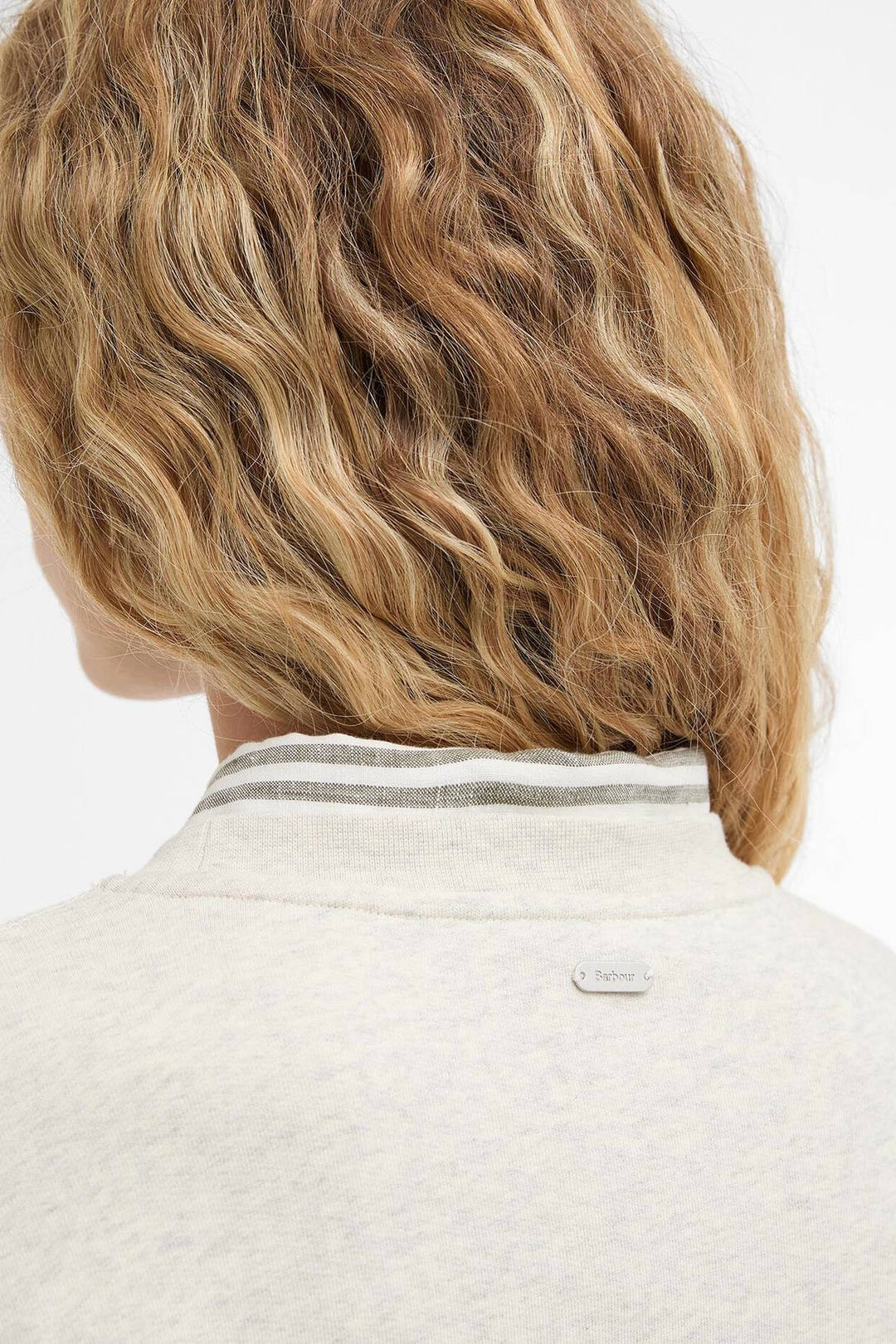 BARBOUR Hartland Crewneck Cloud Marl - Dale