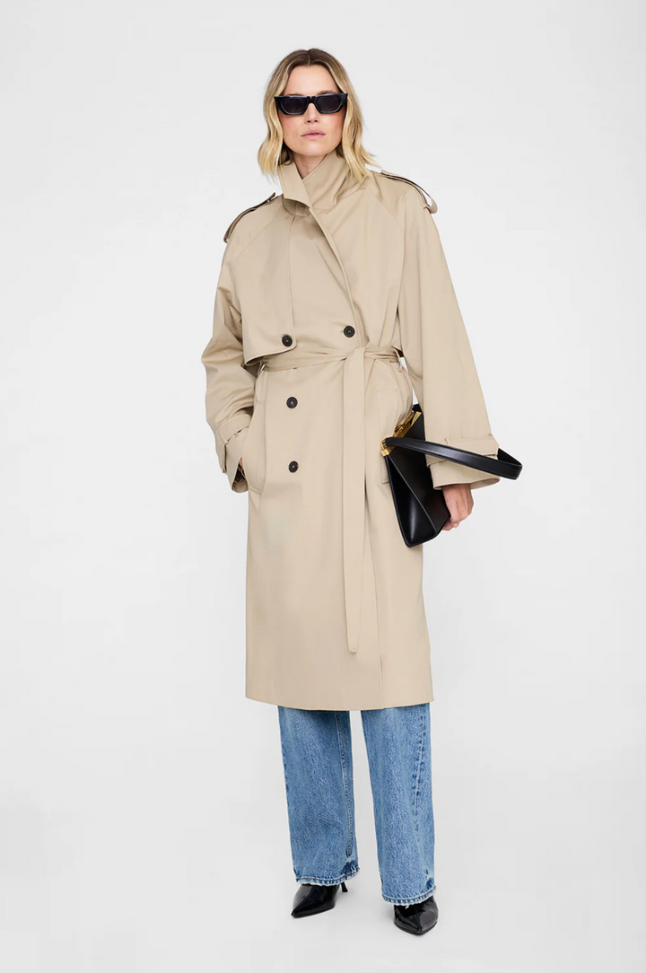ANINE BING Rickie Maxi Trench - Dale