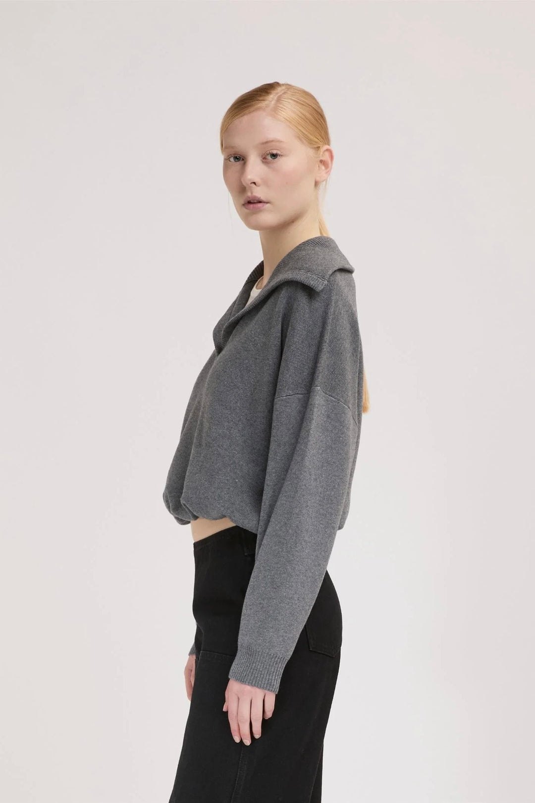 Maglia Grigio Long Sleeve Sweater