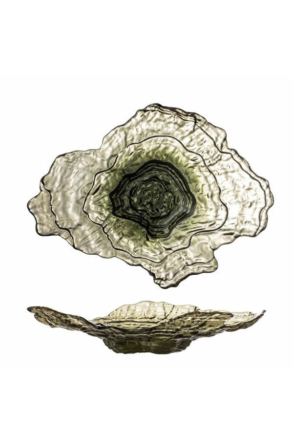 Aiku Glass Bowl Green