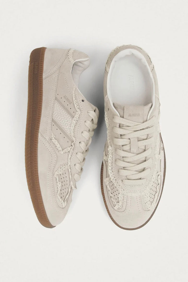 Tb. 490 Crochet Cream Leather Sneakers