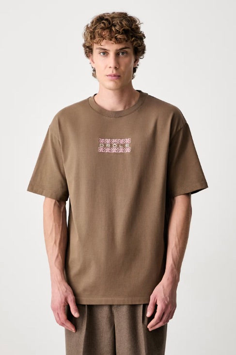 T-shirt Drôle Ornements Khaki