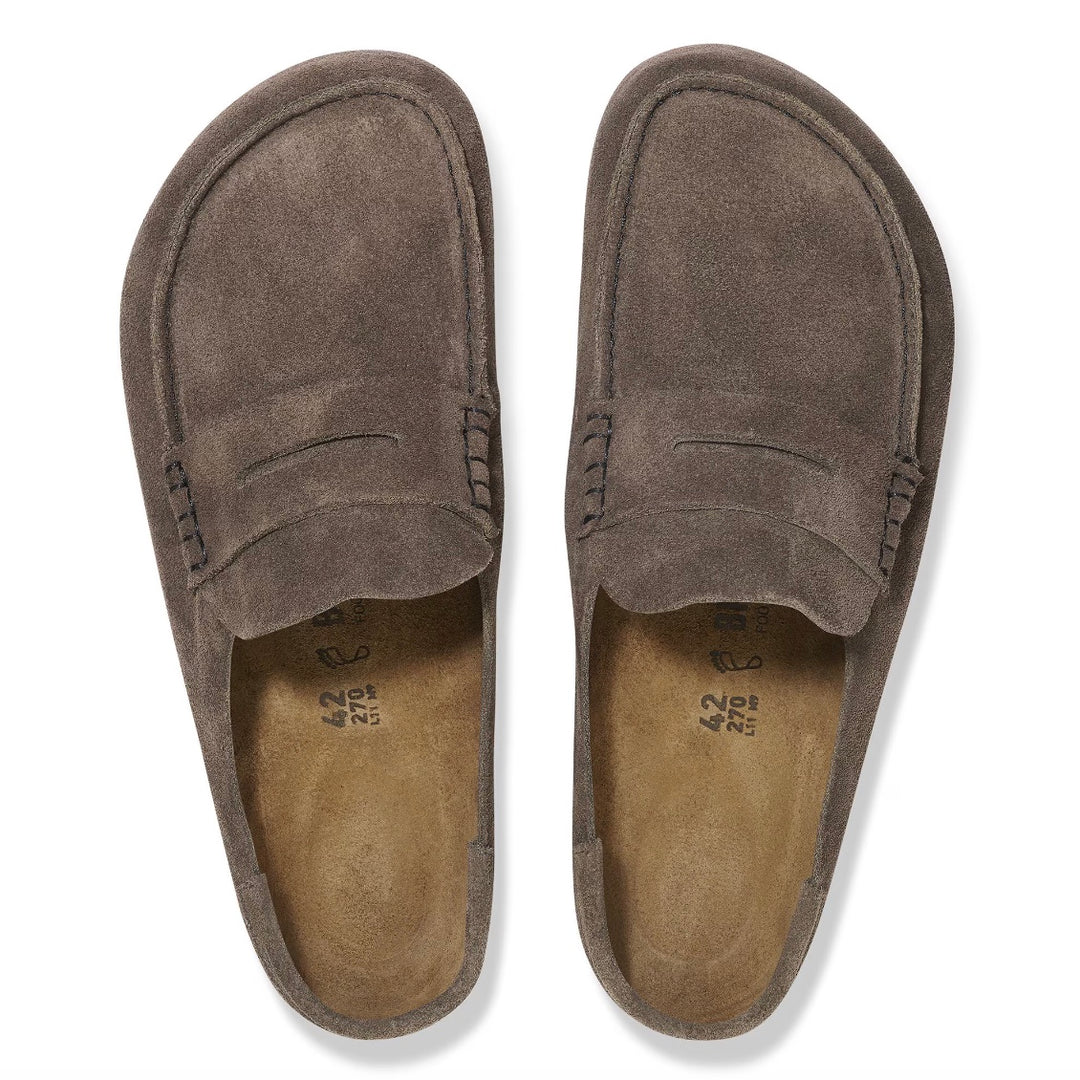 Naples Wrapped Suede Leather Herre Gray