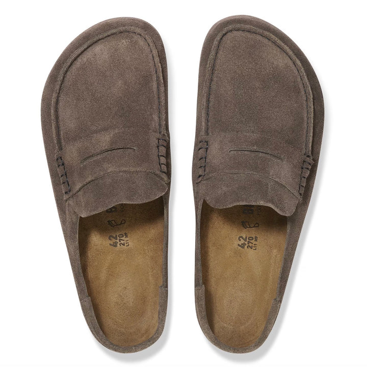 Naples Wrapped Suede Leather Herre Gray