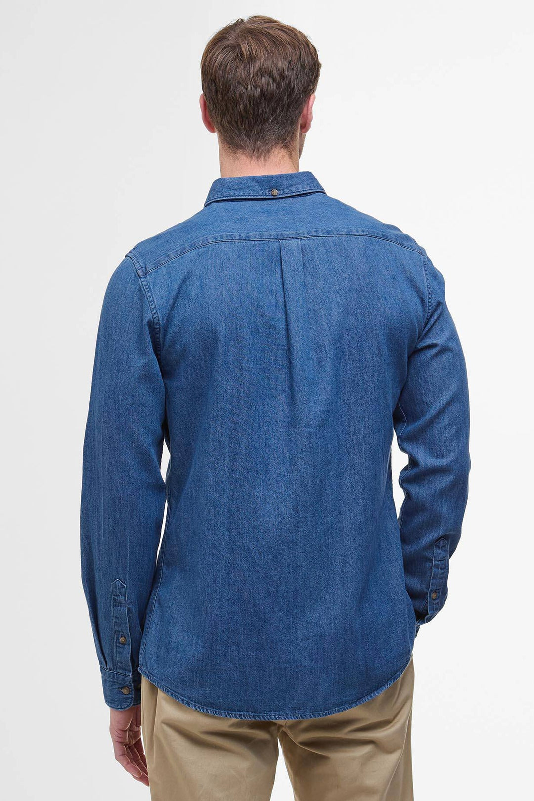 Light Denim Crest Tailored Shirt