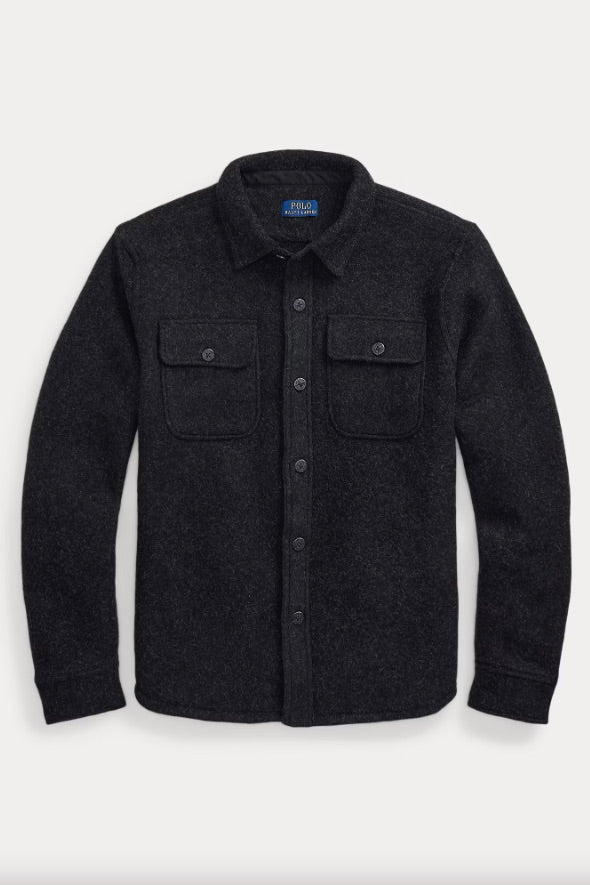 Wool-Blend Shirt Jacket