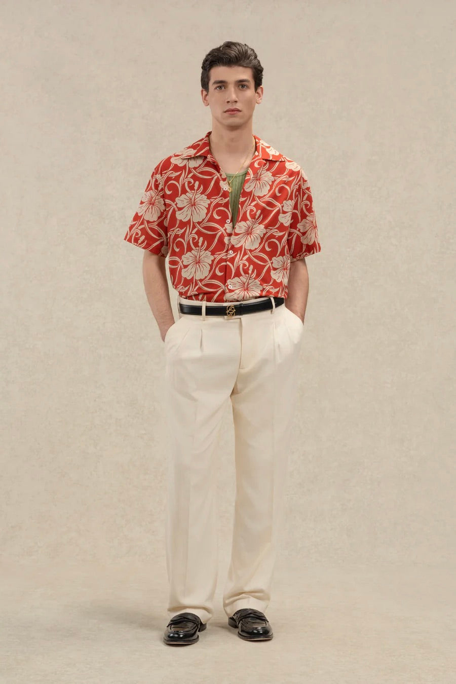 DRÔLE DE MONSIEUR Chemise Hibiscus Monoramme - Dale