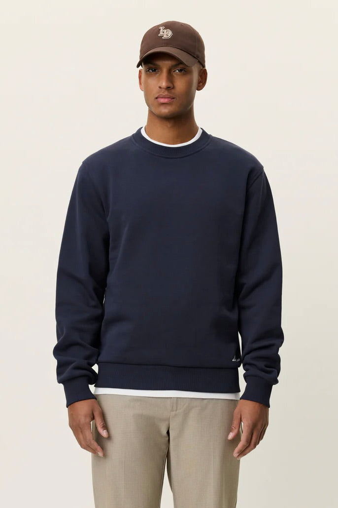 LES DEUX Ben Artist Sweatshirt Dark Navy Blue - Dale