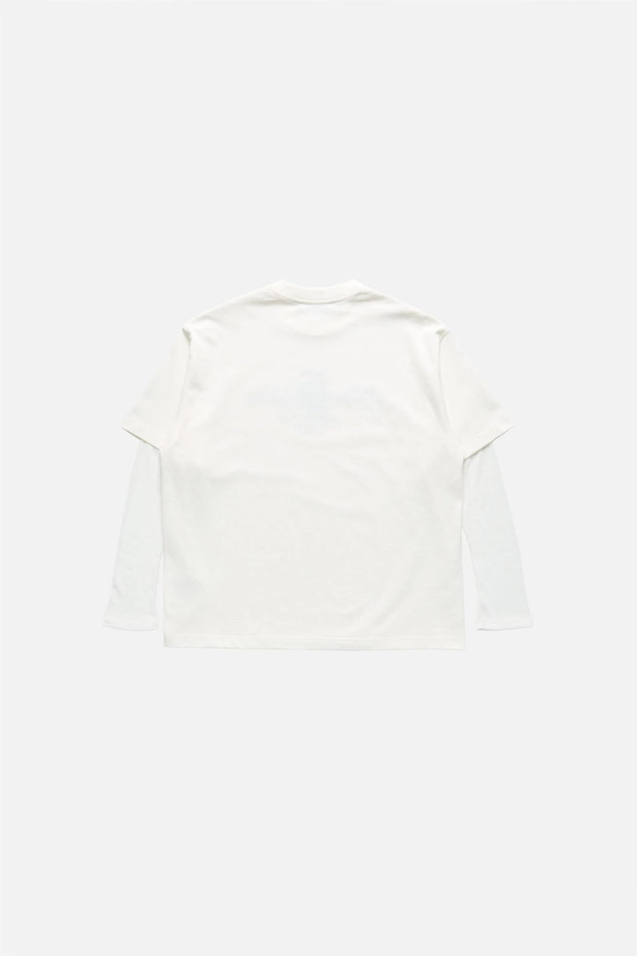 Embroidered T-Shirt Offwhite/Ecru