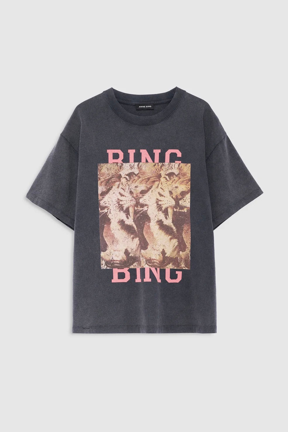 Cade Tee Tiger Bing Washed Black