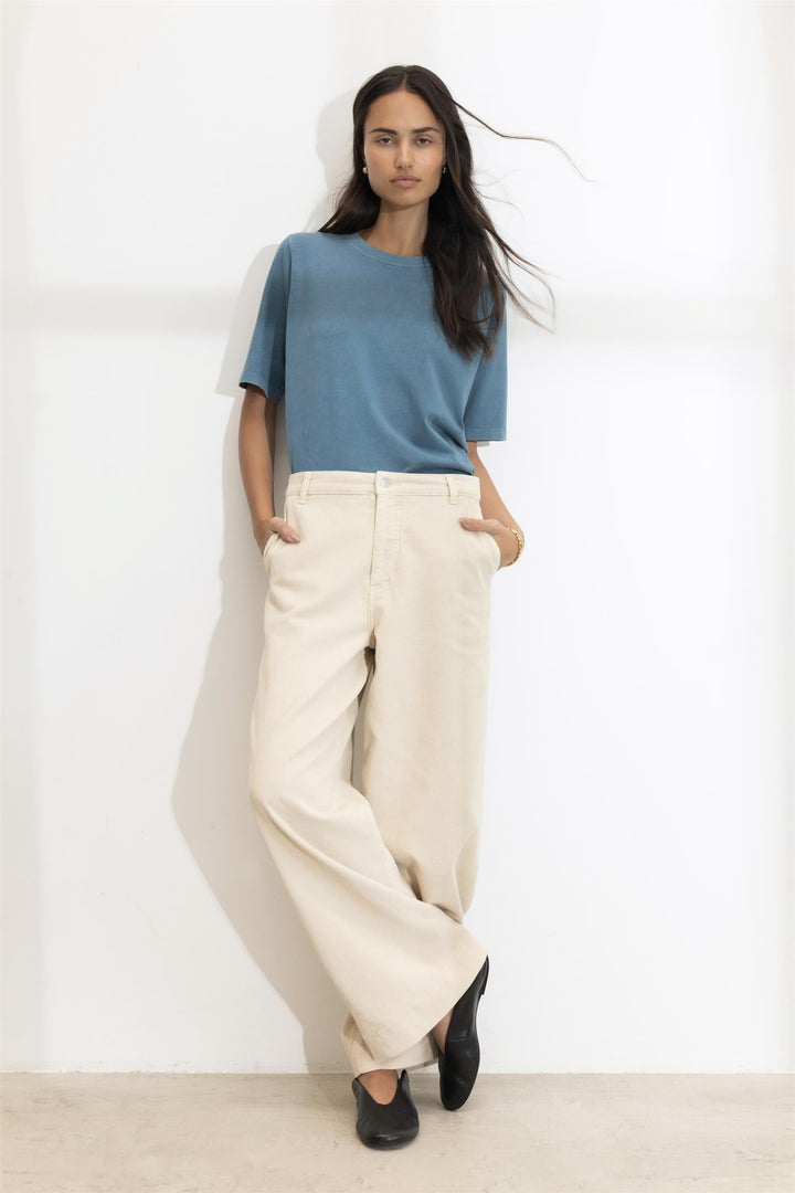 Jace Cord Trouser Greige