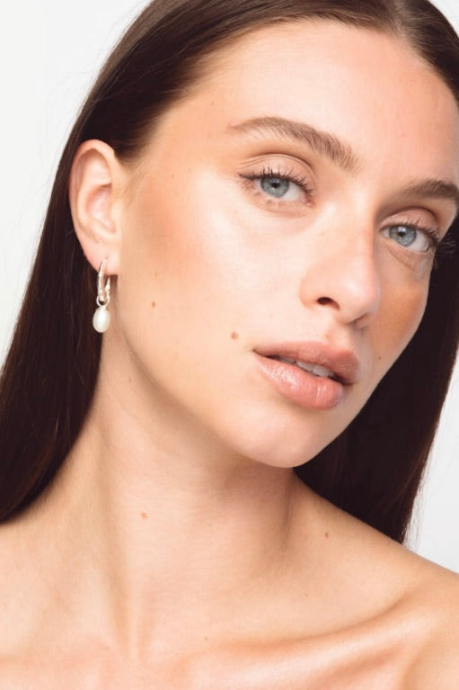 CAMILLA PIHL JEWELRY The Small Triangle Hoops Silver - Dale