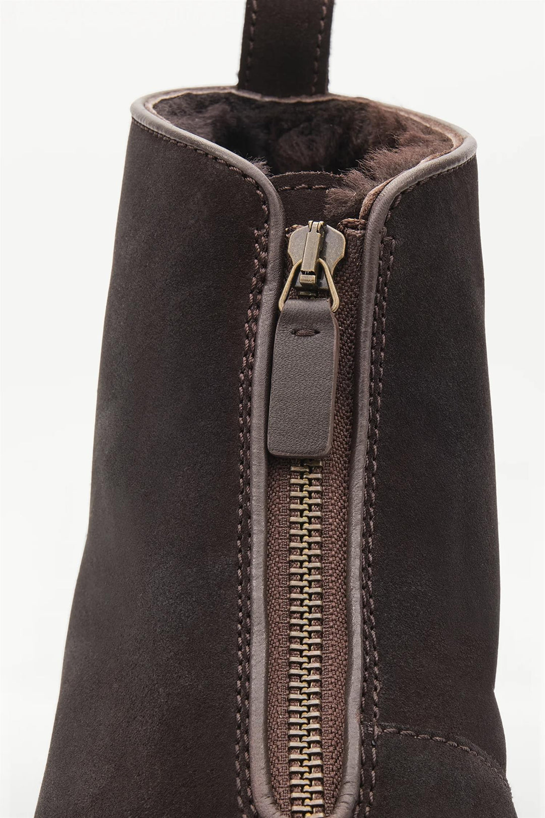 Chelsea Cow Leather Ankle Boots Mocha