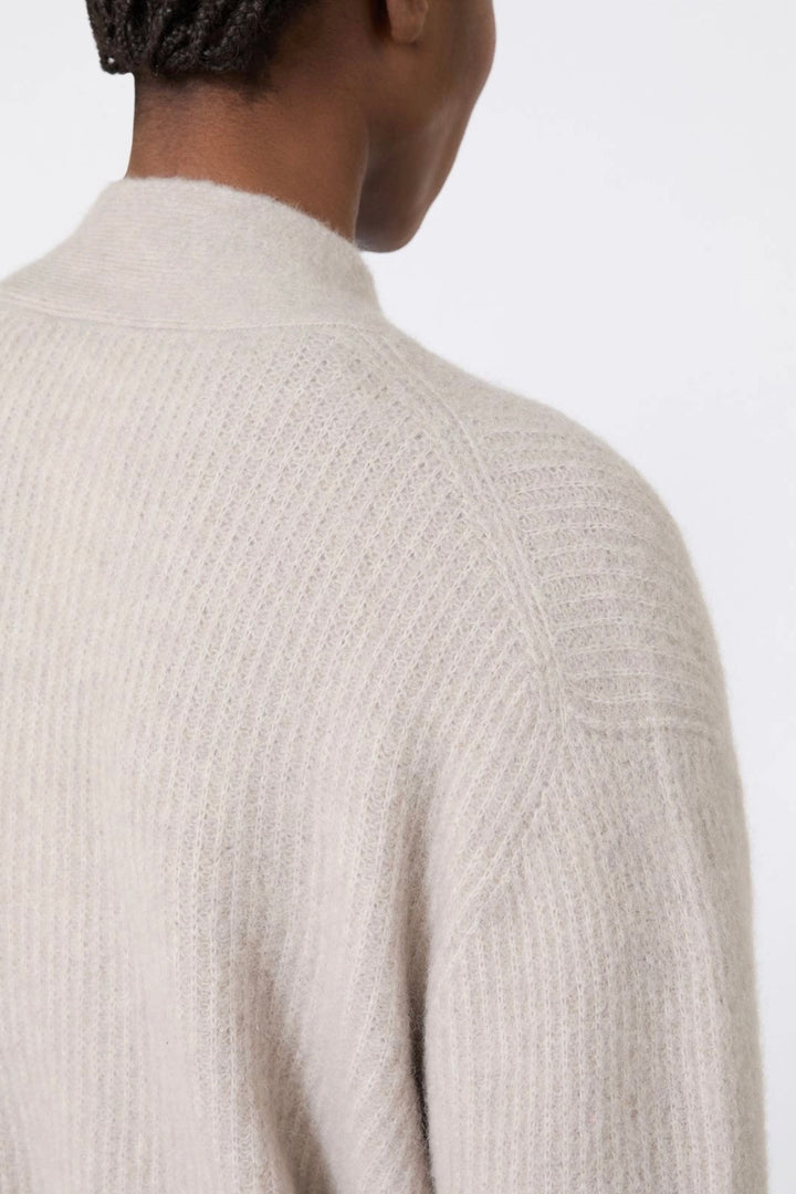 Long Alpaca Wool Cardigan