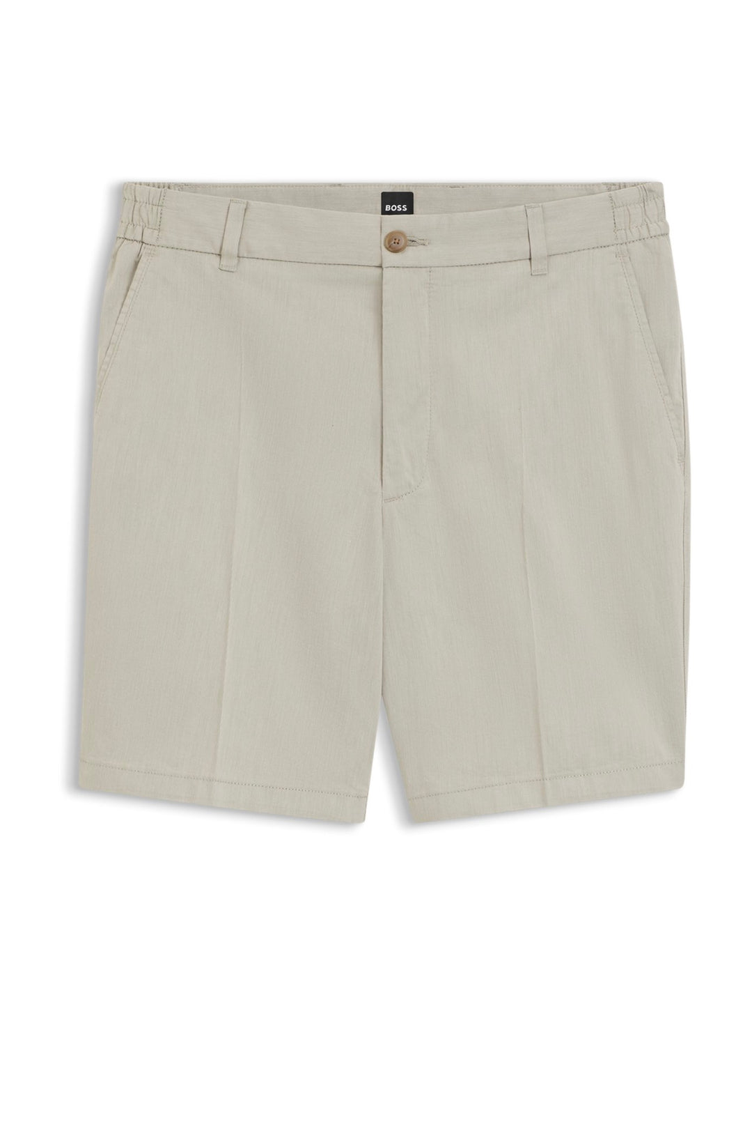 P-Kane1-EL Stretch Cotton Shorts Open Beige