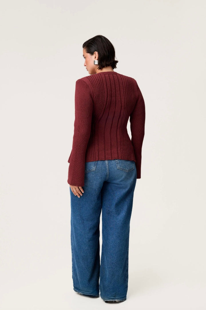 Lugo Cardigan Burgundy