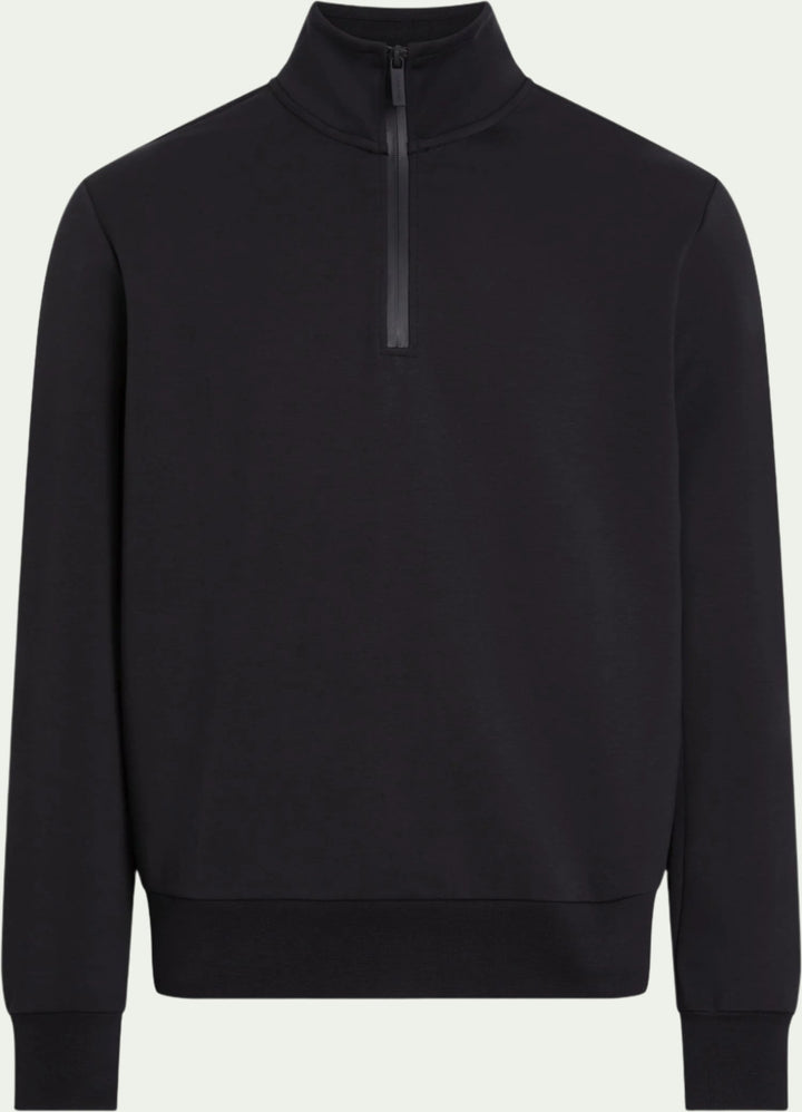 LUX TECH Q-ZIP SWEATSHIRT BLACK