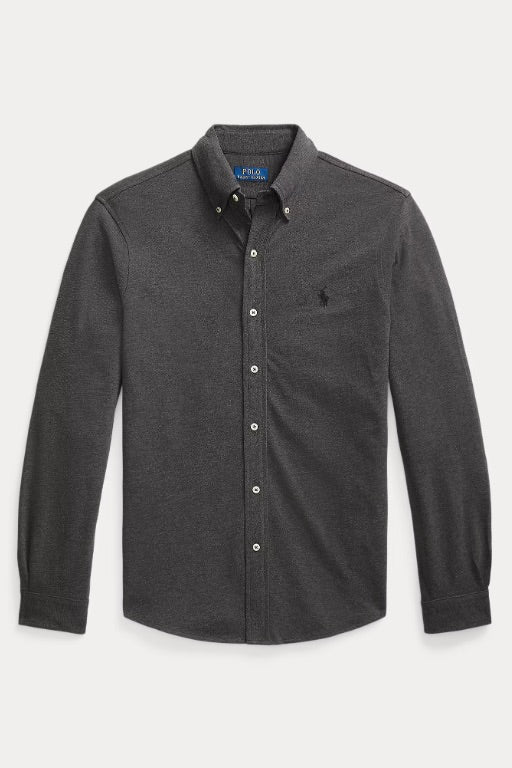 POLO RALPH LAUREN Featherweight Mesh Shirt Grey Heather - Dale