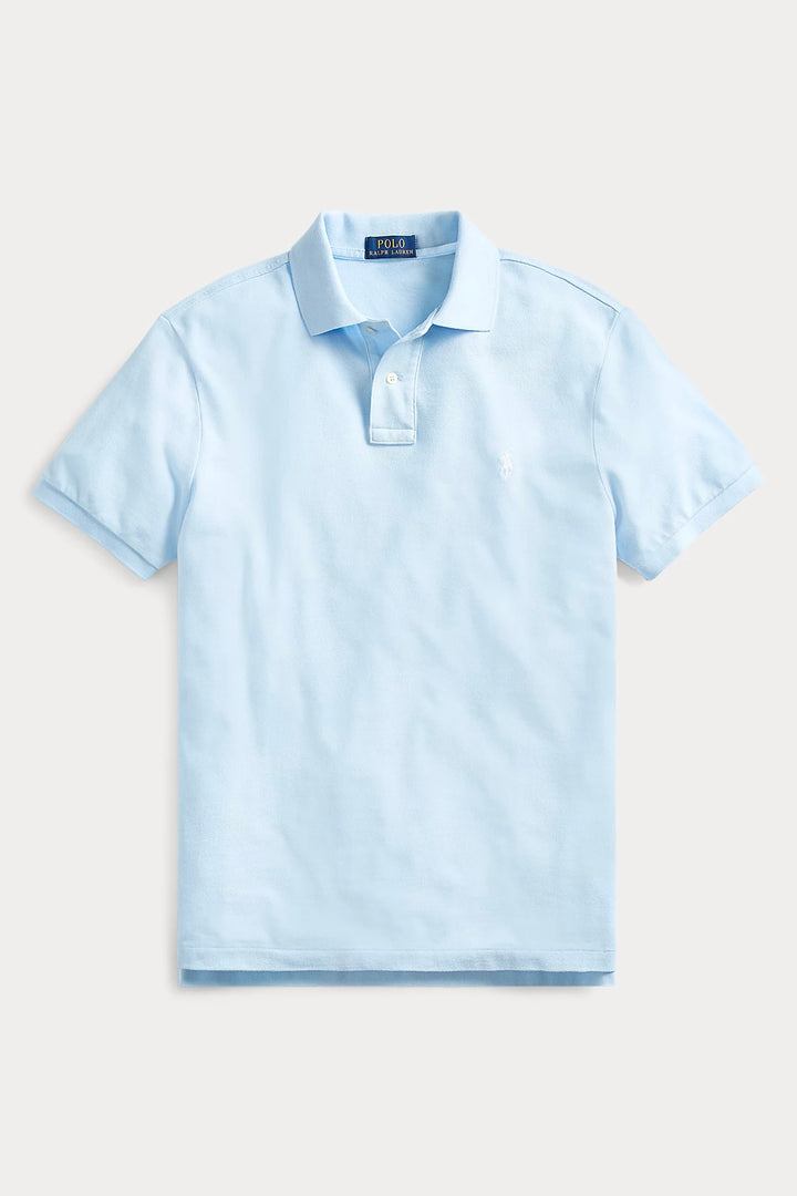 The Iconic Mesh Polo Shirt Office Blue