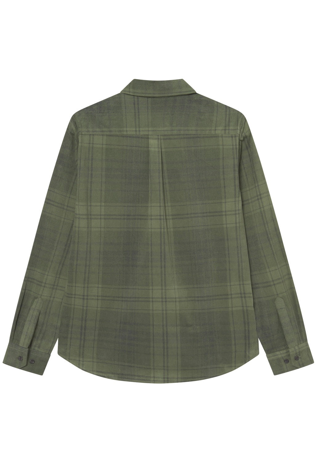 Kash Check Corduroy Shirt Duffel Bag Green