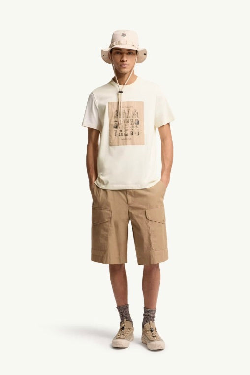 MONCLER Safari Wardrobe Print Cotton T-Shirt - Dale