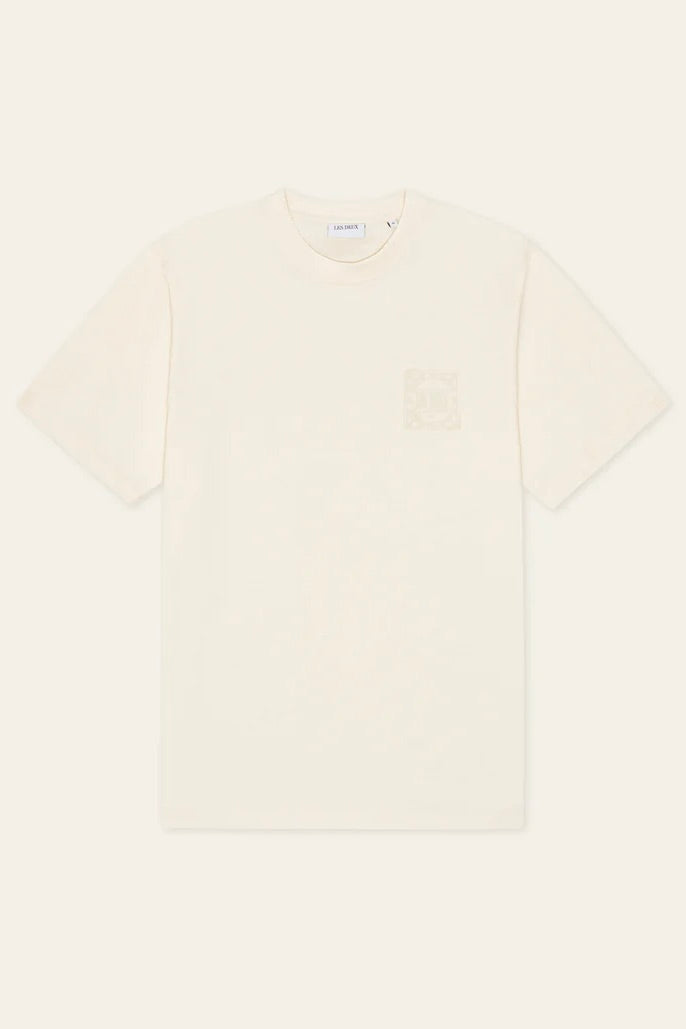 LES DEUX Ben Goods T-Shirt Eggnog White - Dale