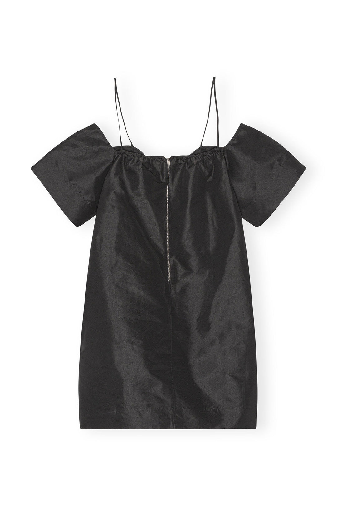 Beaded Taffeta Mini Dress