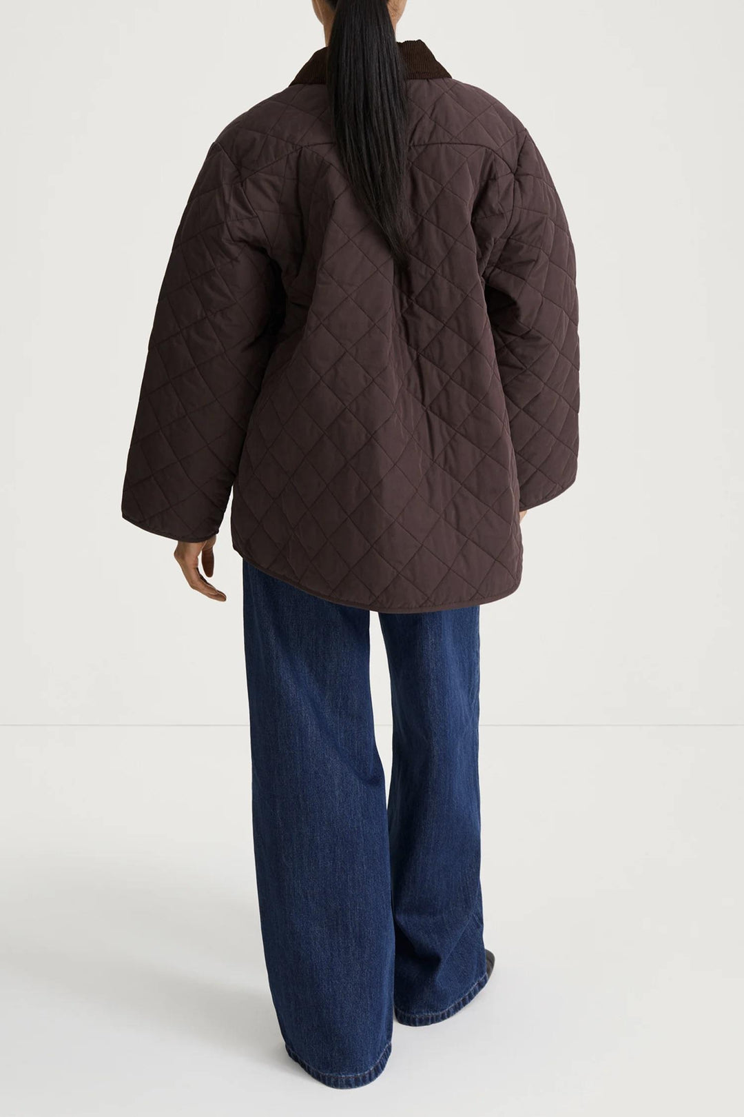 Sabria Quilted Jacket Coffee