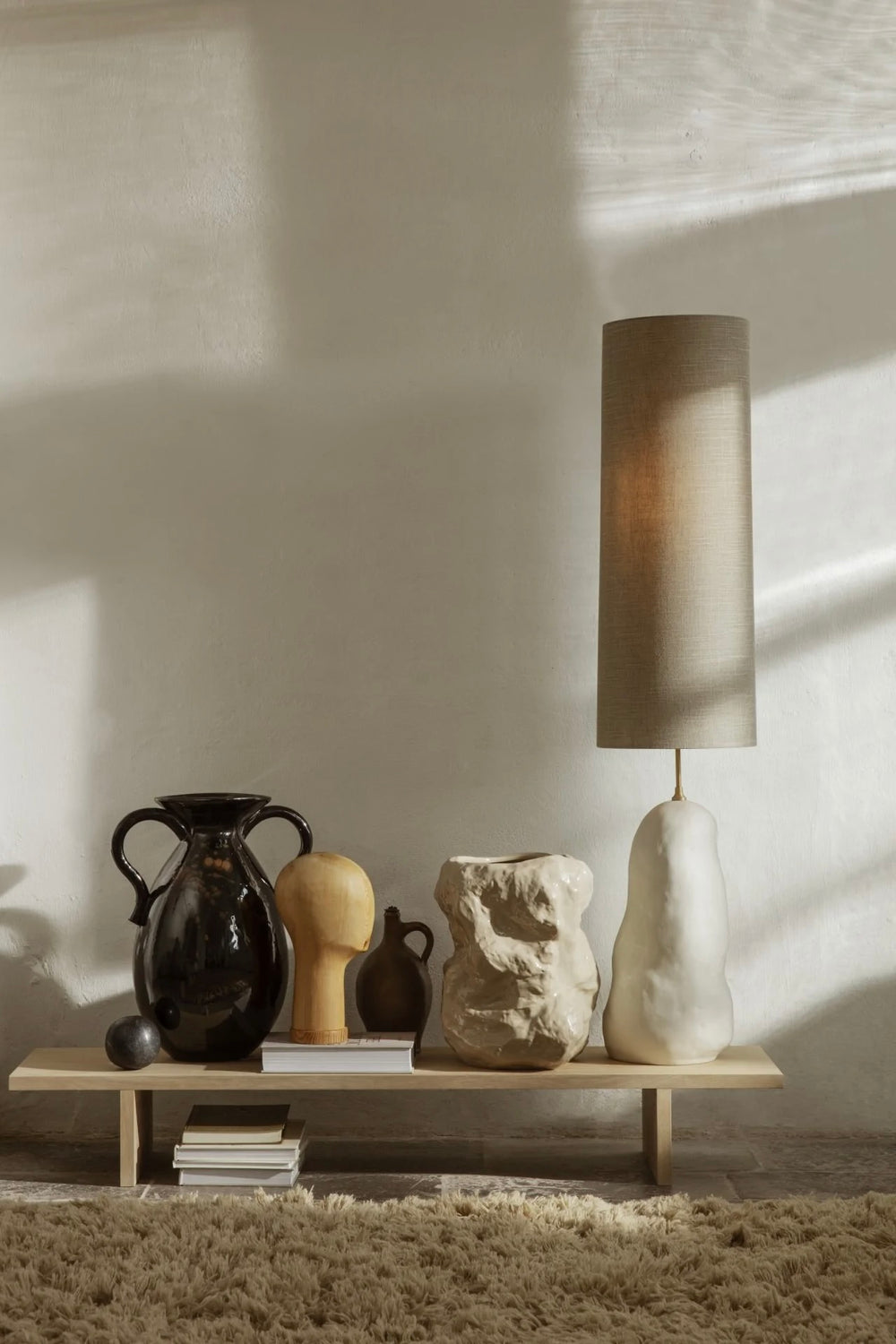 ferm LIVING Eclipse Lampshade Sand - Long - Dale