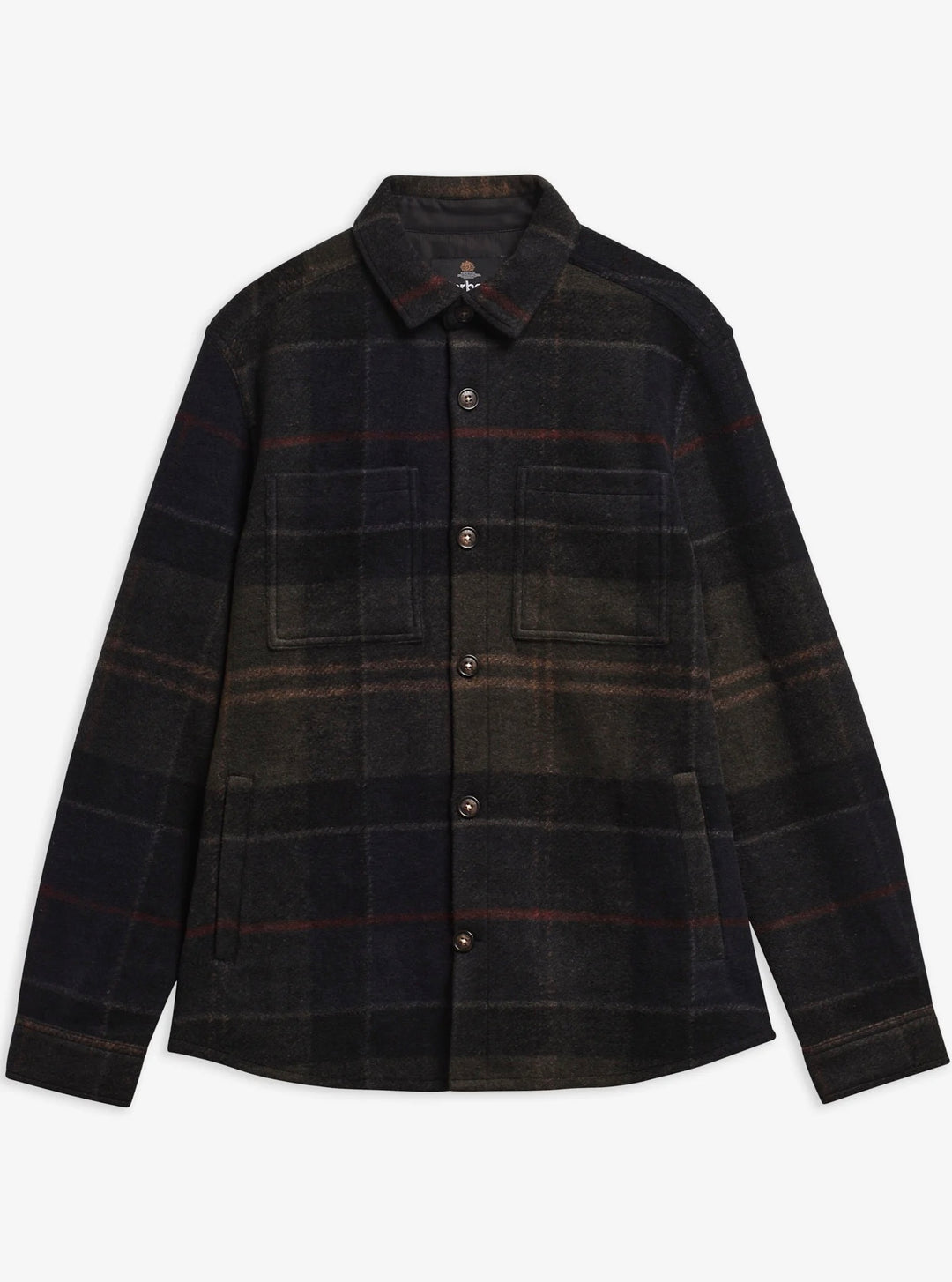 Barbour Woodlane Overshirt Shadow Classic