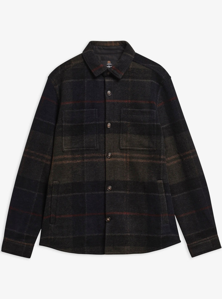 Barbour Woodlane Overshirt Shadow Classic